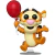 Funko Pop: Tiger with Balloon (Tigrão) #1644 - Disney: Winnie the Pooh
