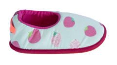 Pantuflas Ballerina Lima ♥ Frutillas aqua - comprar online