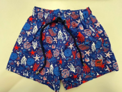 Short de microfibra ♥ Azul - comprar online