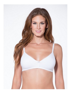 Corpiño triángulo algodón ♥ Blanco