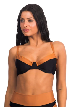 Corpiño Candela ♥ Black Cognac - comprar online