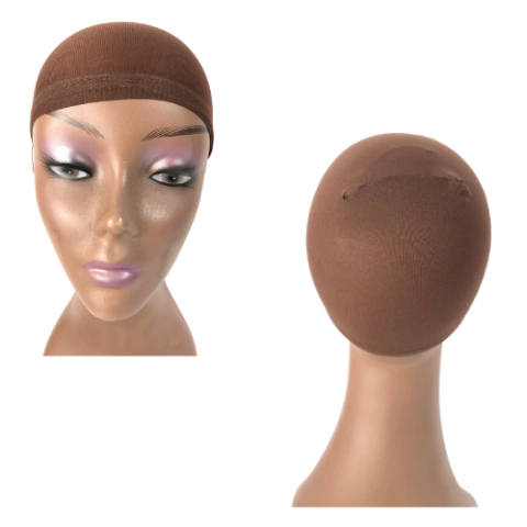 2 Toucas wig cap waves toucas de nero kit com 2 peças - Preta Brasileira