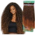 Cabelo orgânico cacheado em tela 70cm / 75cm e 80cm 300g Roamance Queen - Bio Fibra Zhang Hair - Preta Brasileira