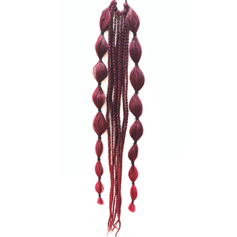 10 Trancinhas Para Cabelo, Trança, Bubble - Trança Bolha kit com 10 peças aplicável por xuxinha - comprar online