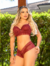 CONJUNTO LUXO DE RENDA COM LAÇO DELICADO - MARSALA na internet