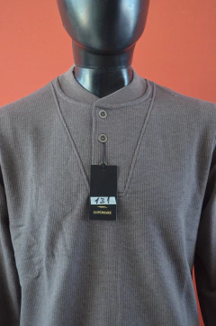 LP 131 BUZO JACQUARD CHOCOLATE - comprar online