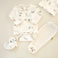 SET SELVA NATURAL - 4 PIEZAS