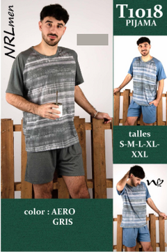 Pijama M/C y Short Hombre-Norale (NO1018)