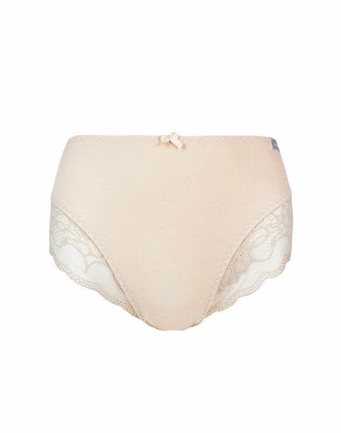Bombacha alta de lycra con detalles en encaje-Deville (DV862)