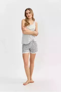 Pijama musculosa c/ short- Lily-Bonjour Lulu (BL2746)