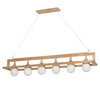 Colgante de 6 luces 100/6 CON VIDRIO -CLX