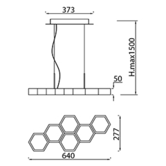 Colgante Panal-CAN - comprar online