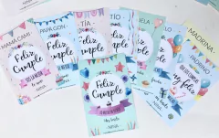 Imagen de TARJETAS DE MOMENTOS · PERSONALIZADAS · Flores Acuarela