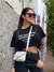 CROPPED T-SHIRT LERRUX PRETO " TODAY AND ALWAYS"