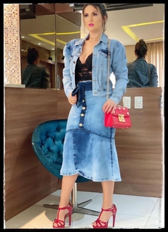Saia MIDI Moda Evangélica - Yohanna Modas