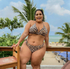 Biquini dupla  onça