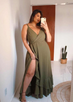 VESTIDO LONGO TRAN - Yohanna Modas