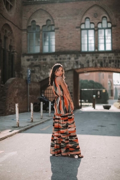 VESTIDO LONGO GOLA CAMISA na internet
