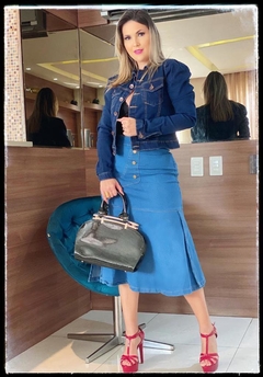 Saia MIDI Moda Evangélica C/ Lycra na internet