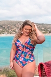 MAIÔ FLORAL PLUS SIZE