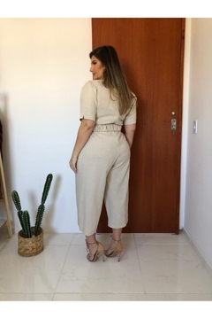MACACÃO PLUS SIZE LORENA - Yohanna Modas
