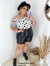 Conjuntos cropped poa e shorts