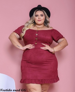 Vestido sued na internet