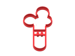 CORTANTE GALLETITA NUMERO 1 UNO OREJAS MICKEY MINNIE 10 ALTO CMS C1737 - comprar online