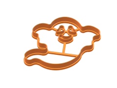 CORTANTE FASTASMA BOO 9 X 8,5CMS ANCHO HALLOWEEN C1819 - comprar online