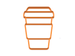 cortante galletita vaso cafe star bucks coffe 11x8 cms ancho c1647 - comprar online