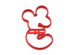 CORTANTE GALLETITA NUMERO 3 TRES OREJAS MICKEY MINNIE 10 ALTO CMS C1739 - comprar online