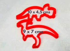 SET CORTANTES DINOS SILUETA COMBO 8 UNIDADES DINOSAURIOS C2730