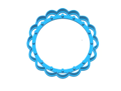 CORTANTE GALLETITA BLONDA PARTY 9 X 9 CMS C1787