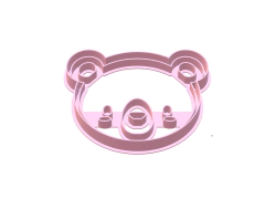 CORTANTE GALLETITAS OSO HEAD HAPPY 10X8CMS ALTO C1962 - comprar online