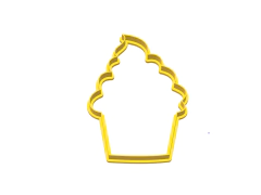 cortante galletita cupcake 06 cms siluette C1609 - comprar online