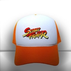BONÉ STREET FIGHTER ORANGE - Pássaro Dourado
