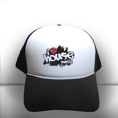 BONÉ I LOVE HOUSE MUSIC BLACK - Pássaro Dourado