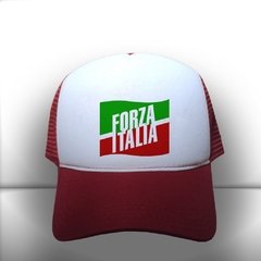 BONÉ FORZA ITÁLIA VERMELHO - Pássaro Dourado