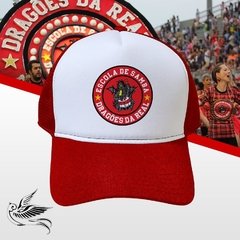 BONÉ DRAGÕES DA REAL TRICOLOR SÃO PAULO TRUCKER - loja online