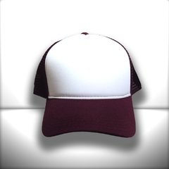 BONÉ VINHO E BRANCO TRUCKER - loja online