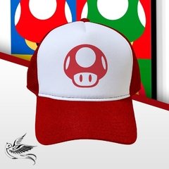 BONÉ TOAD COGUMELO MARIO BROS - loja online