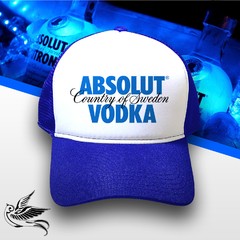 BONÉ ABSOLUT VODKA BLUE