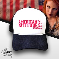 BONÉ AMERICAN ATTITUDE BLACK