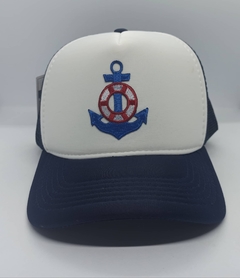 BONÉ ÂNCORA NAVY BLUE SEAL TRUCKER