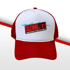 BONÉ CALCINHA PRETA RED TRUCKER SNAPBACK