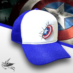 BONÉ CAPITÃO AMÉRICA ESCUDO RASGADO - comprar online