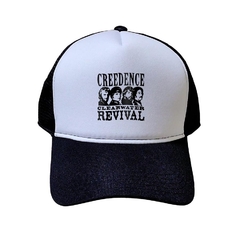 BONÉ CREEDENCE CLEARWATER REVIVAL CLASSIC ROCK TRUCKER