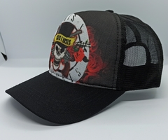 Boné Guns N Roses Cartola Rock Aba Curvado Preto - comprar online