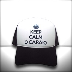 BONÉ KEEP CALM O CARAIO