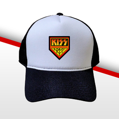 BONÉ KISS ARMY BANDA ROCK HEAVY METAL PREMIUM TRUCKER